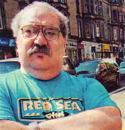 LORENZO PELOSI.jpg - Lorenzo Pelosi as seen in the Edinburgh Evening News, 2005.
